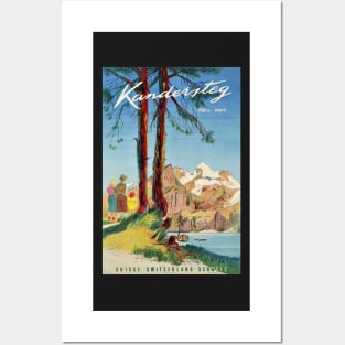 Kandersteg,Switzerland,Ski Poster Posters and Art
